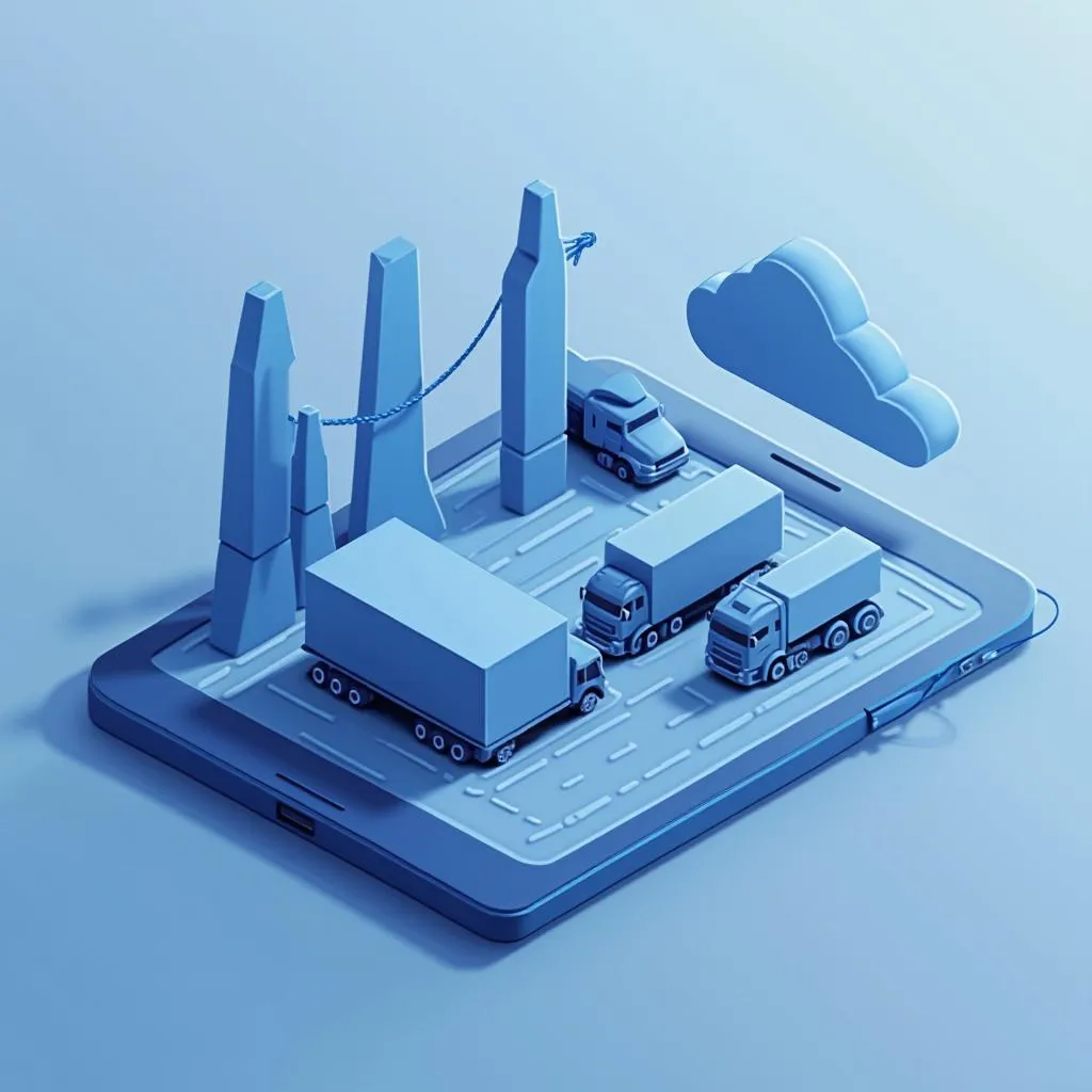 Ícono de tecnología avanzada