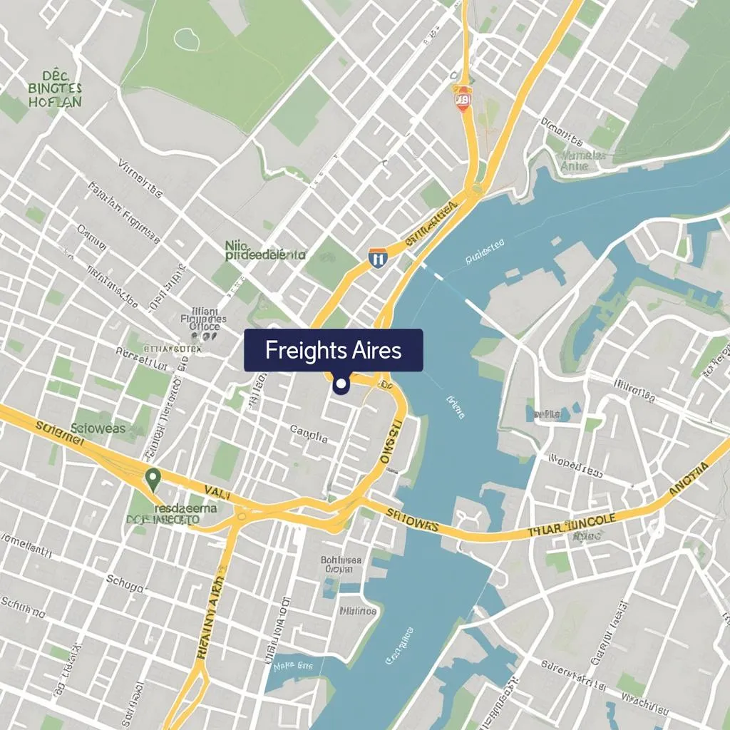 Mapa de ubicación de CORAL FREIGHT