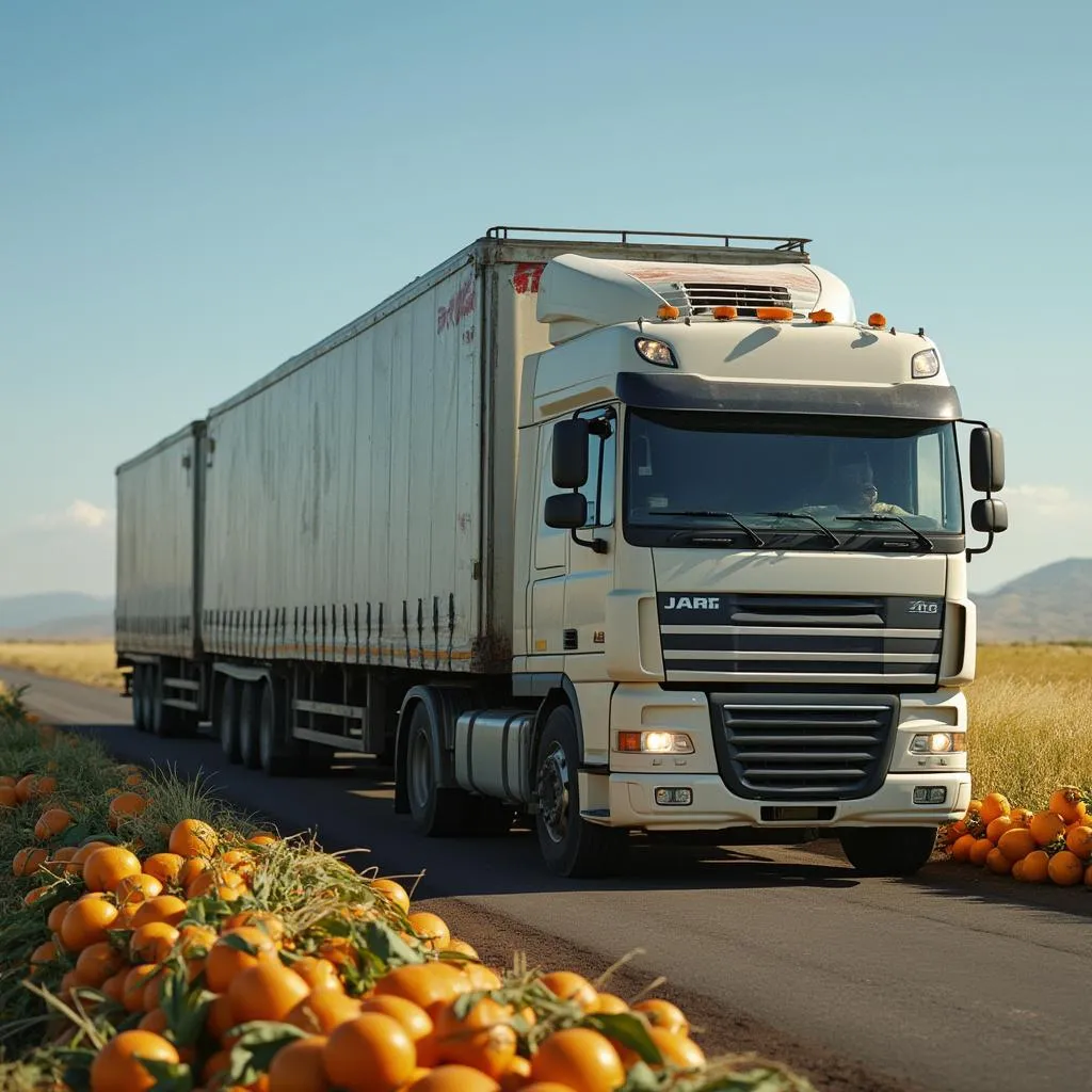 Transporte de productos agrícolas